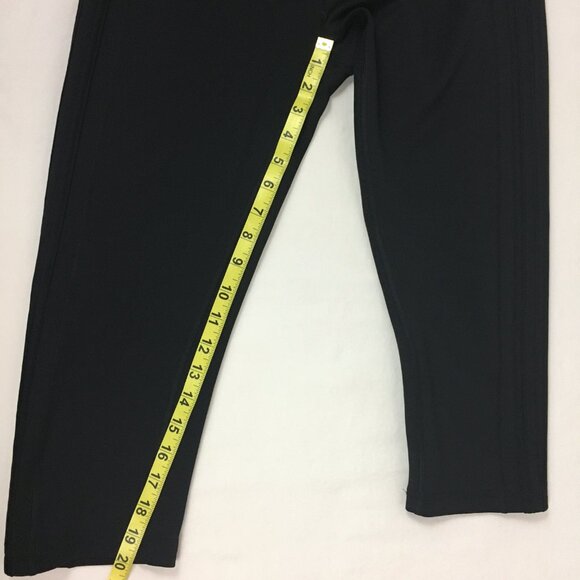 Adidas Climalite Capri Leggings Black Athletic Medium - Picture 9 of 9